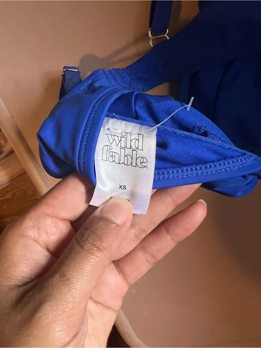 wild fable Royal Blue Underwire Bikini Top